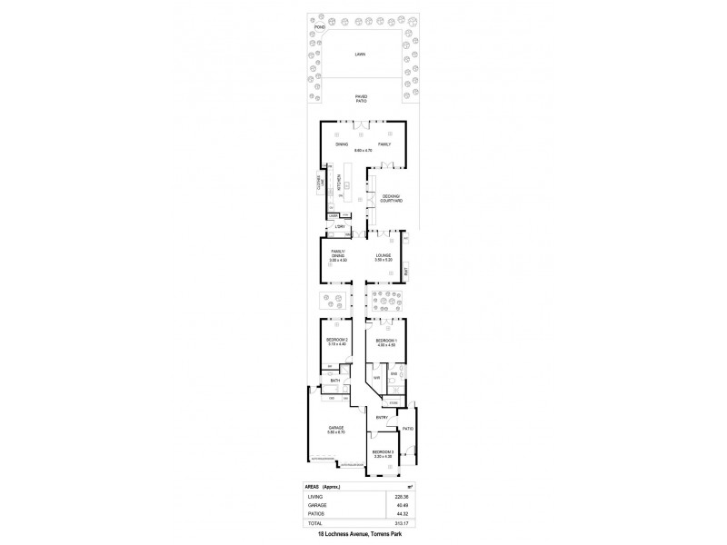 18 Lochness Ave, Torrens Park SA 5062 Floorplan
