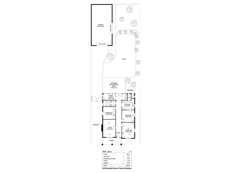 49 Dinwoodie Avenue, Clarence Gardens SA 5039 Floorplan