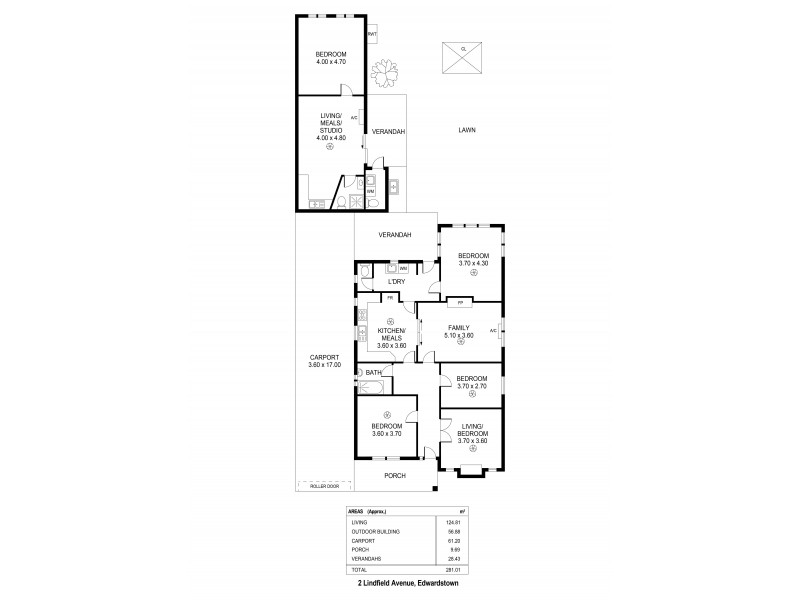 2 Lindfield Ave, Edwardstown SA 5039 Floorplan
