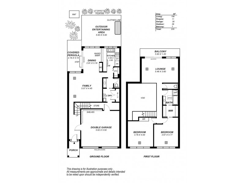 12 Carrondown Walk, Brompton SA 5007 Floorplan