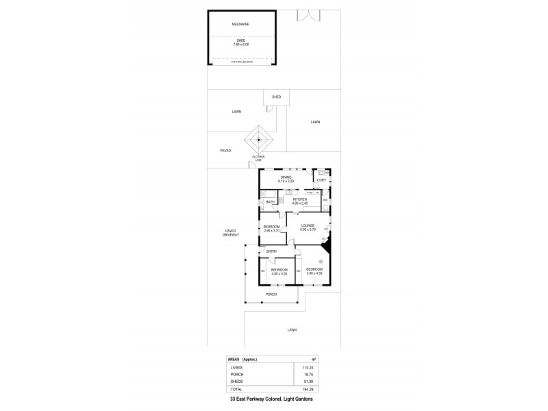 33 East Parkway, Colonel Light Gardens SA 5041 Floorplan