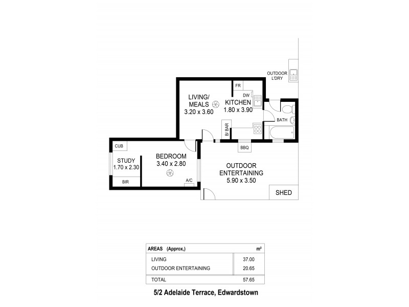 5/2 Adelaide Tce, Edwardstown SA 5039 Floorplan