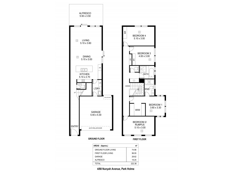 4/88 Nunyah Avenue, Park Holme SA 5043 Floorplan
