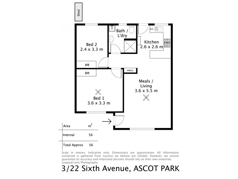 3/22 Sixth Ave, Ascot Park SA 5043 Floorplan