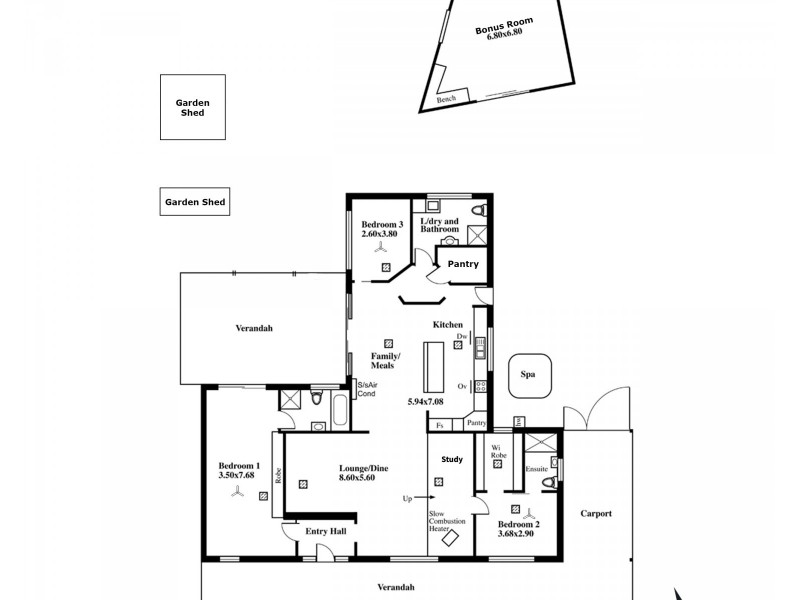 16 Stirling Avenue, Sellicks Beach SA 5174 Floorplan