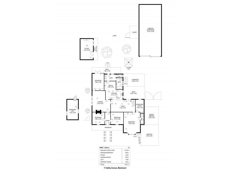 11 Ashby Avenue, Blackwood SA 5051 Floorplan