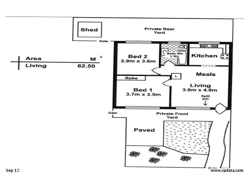 2/114 Cashel Street, St Marys SA 5042 Floorplan