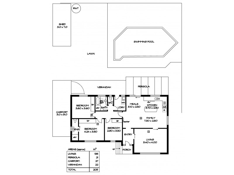 41 Robbie Drive, Reynella East SA 5161 Floorplan
