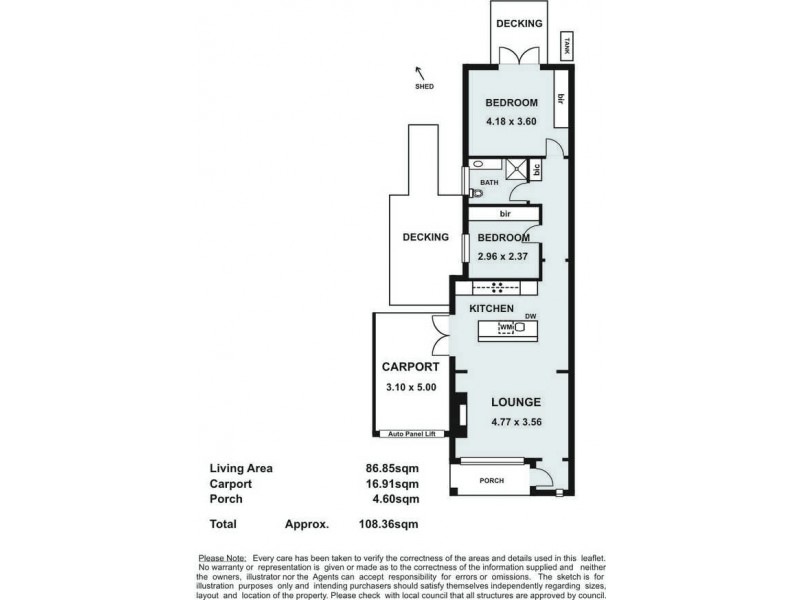 1/36 Victoria Street, Henley Beach SA 5022 Floorplan