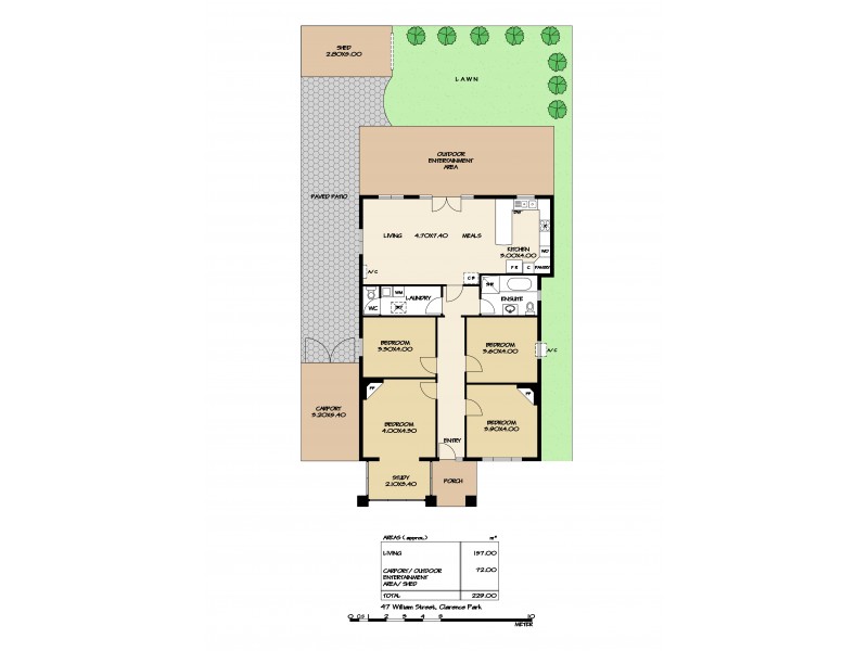 47 William Street, Clarence Park SA 5034 Floorplan