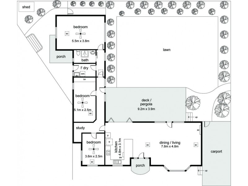 8 Carruth Road, Torrens Park SA 5062 Floorplan