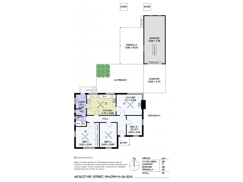 46 Boothby Street, Panorama SA 5041 Floorplan