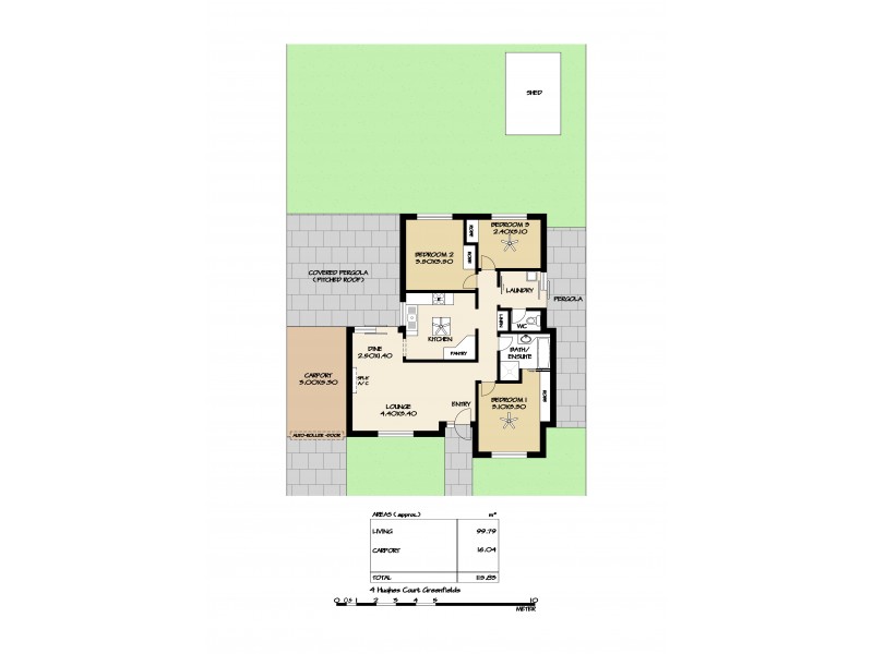 4 Hughes Court, Green Fields SA 5107 Floorplan