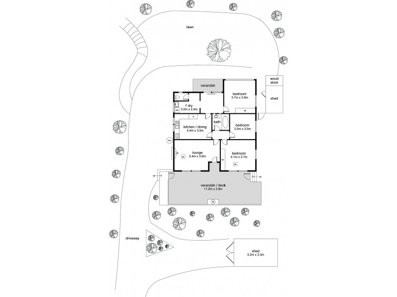21 Dunn Avenue, Glenalta SA 5052 Floorplan
