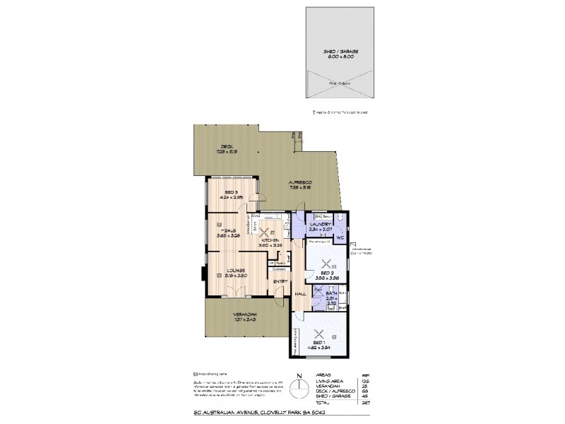 60 Australian Avenue, Clovelly Park SA 5042 Floorplan