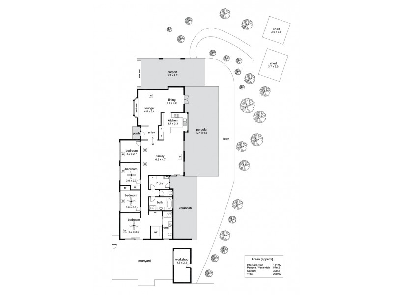12 Heath Lane, Flagstaff Hill SA 5159 Floorplan