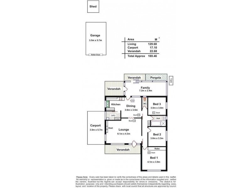 87 Crozier Avenue, Daw Park SA 5041 Floorplan