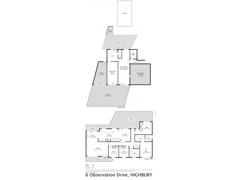 6 Observation Dr, Highbury SA 5089 Floorplan
