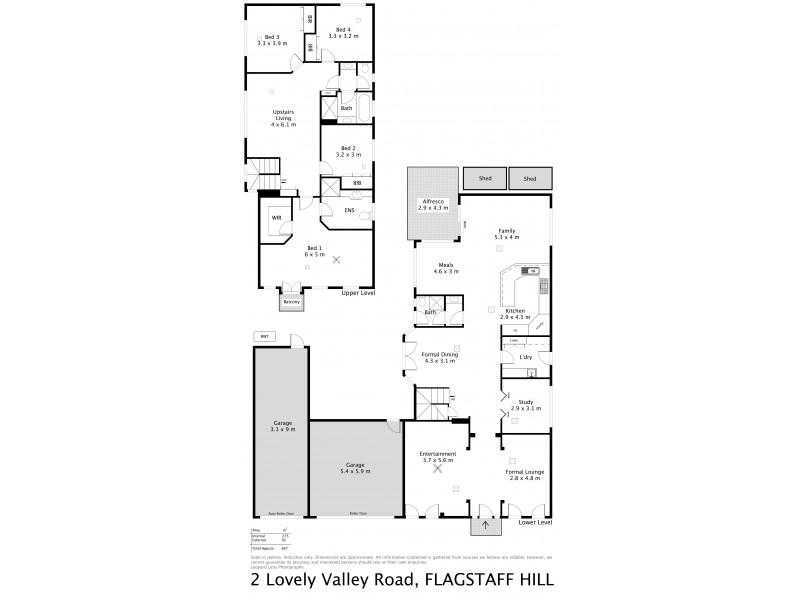 2 Lovely Valley Road, Flagstaff Hill SA 5159 Floorplan
