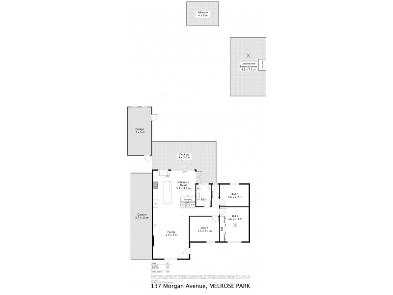 137 Morgan Avenue, Melrose Park SA 5039 Floorplan