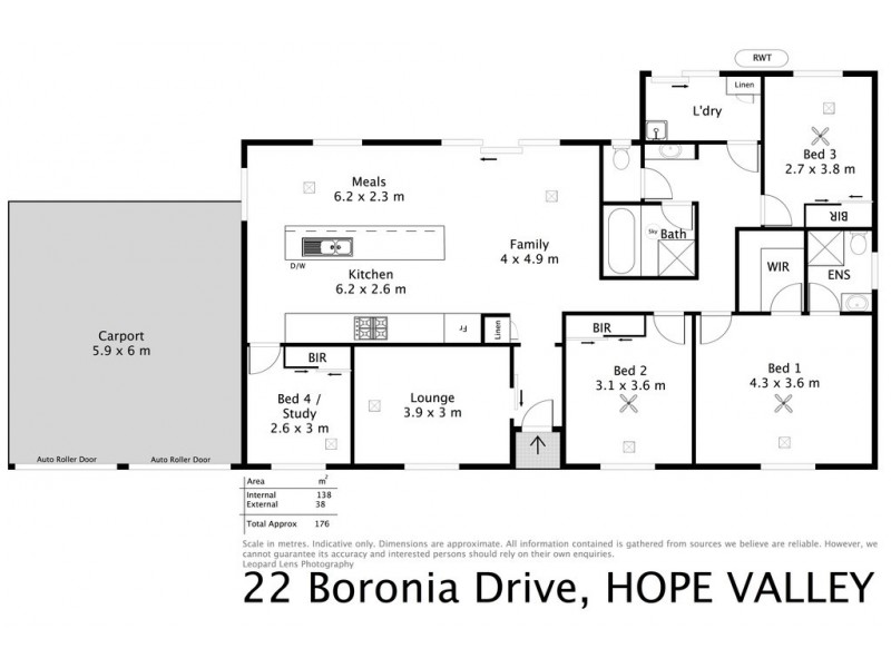 22 Boronia Drive, Hope Valley SA 5090 Floorplan