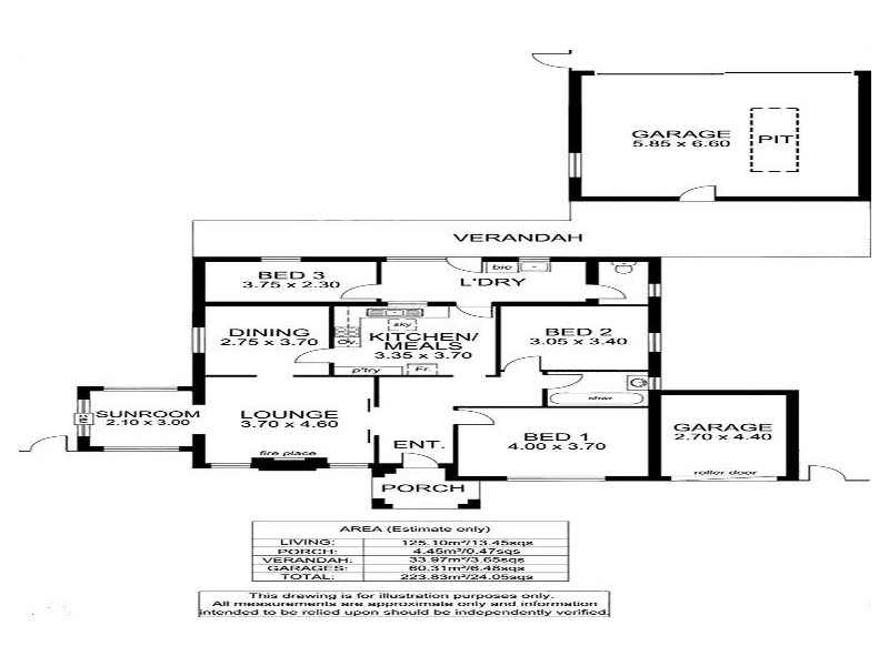 6 Turner Avenue, Plympton SA 5038 Floorplan