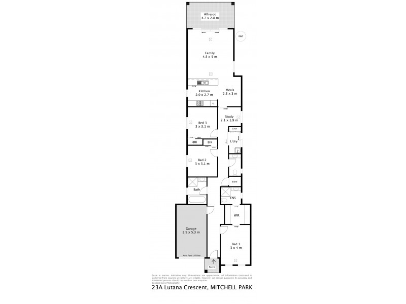 23A Lutana Crescent, Mitchell Park SA 5043 Floorplan