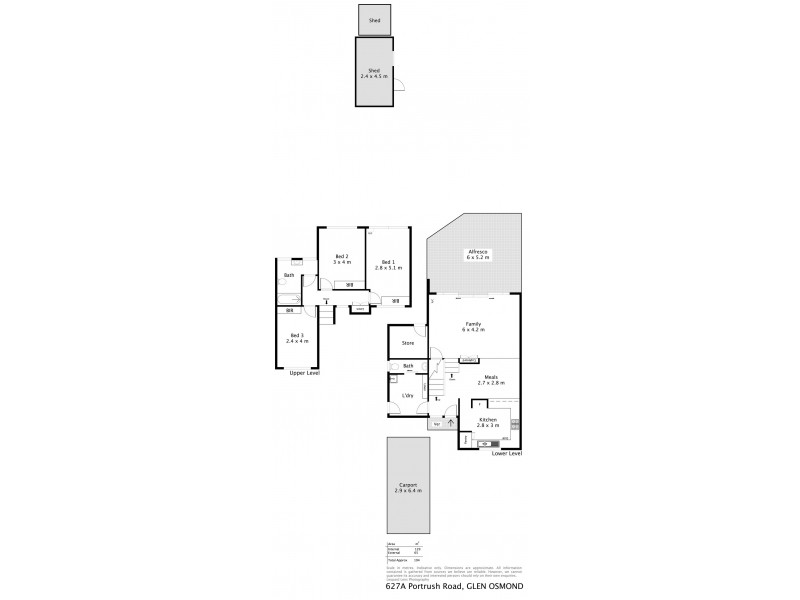 627a Portrush Road, Glen Osmond SA 5064 Floorplan
