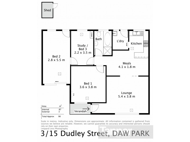 3/15 Dudley Avenue, Daw Park SA 5041 Floorplan
