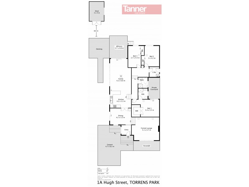 1a Hugh Street, Torrens Park SA 5062 Floorplan