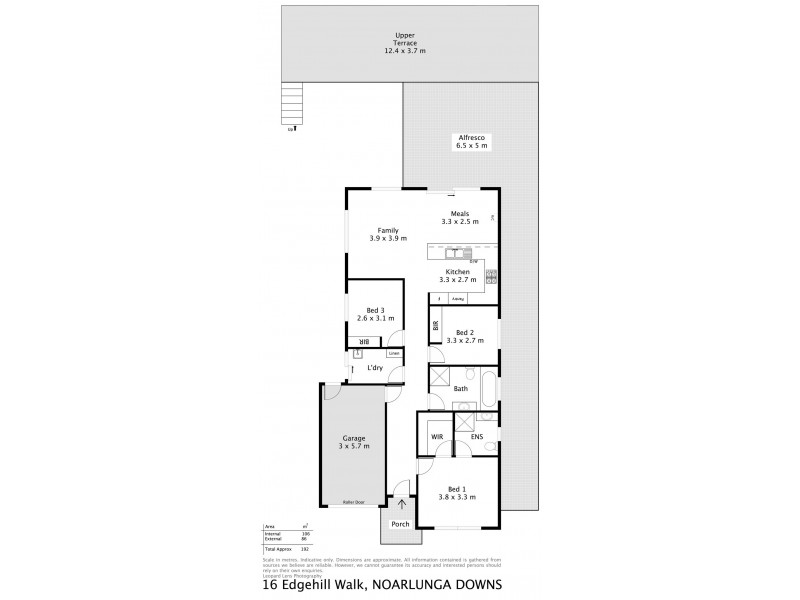 16 Edgehill Walk, Noarlunga Downs SA 5168 Floorplan