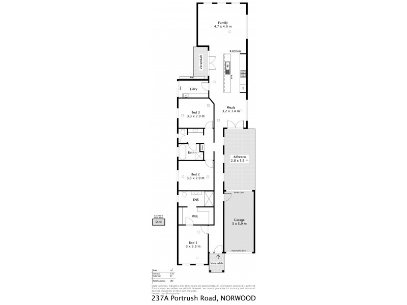 237a Portrush Road, Norwood SA 5067 Floorplan