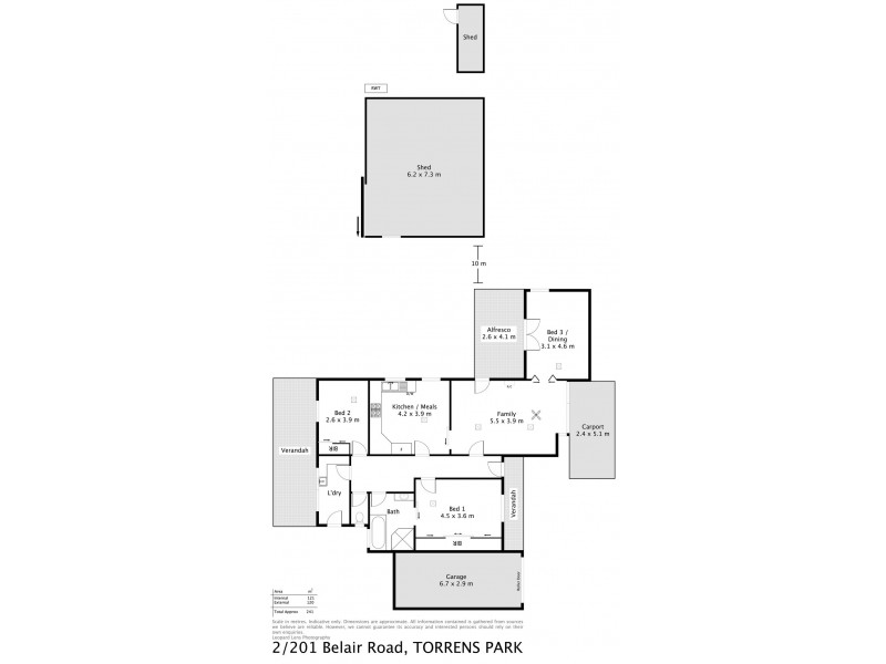 2/201 Belair Road, Torrens Park SA 5062 Floorplan