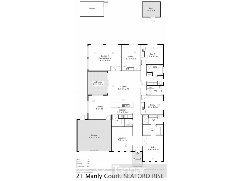 21 Manly Court, Seaford Rise SA 5169 Floorplan