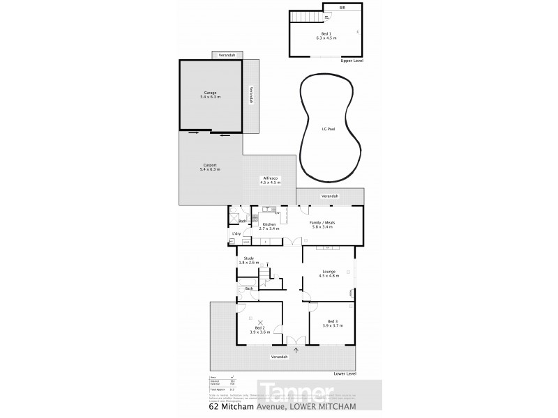 62 Mitcham Avenue, Lower Mitcham SA 5062 Floorplan