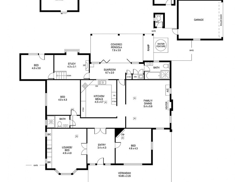 115 Springbank Rd, Clapham SA 5062 Floorplan