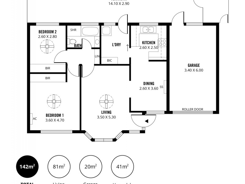 1/13 Kildare Avenue, Marden SA 5070 Floorplan
