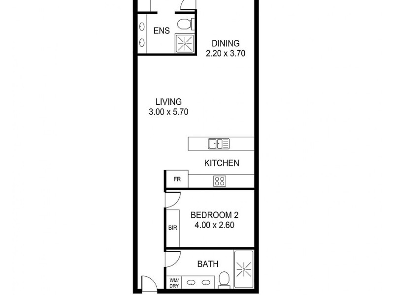 205/15 West Street, Hindmarsh SA 5007 Floorplan