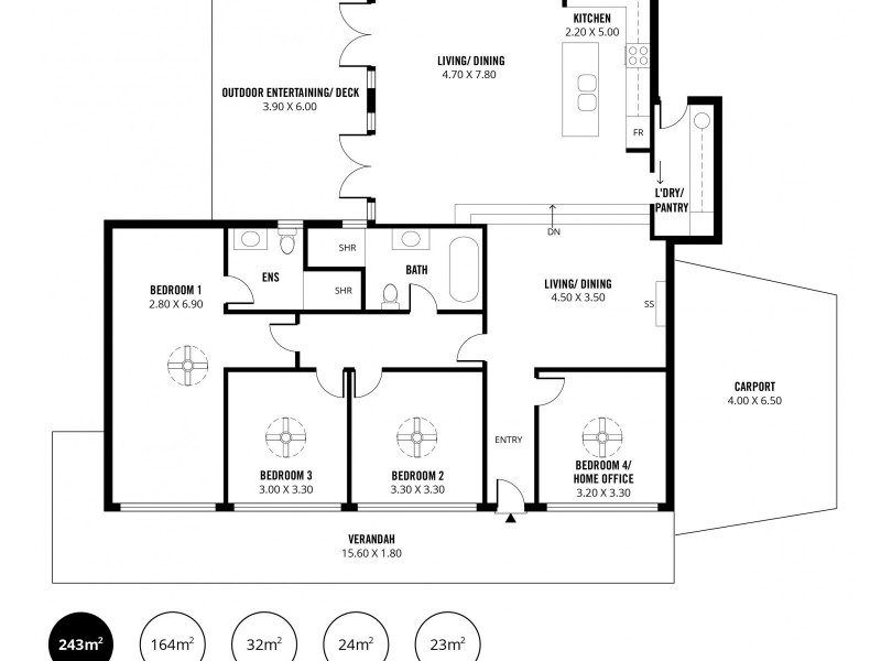 18 Orvieto Road, Seacliff Park SA 5049 Floorplan