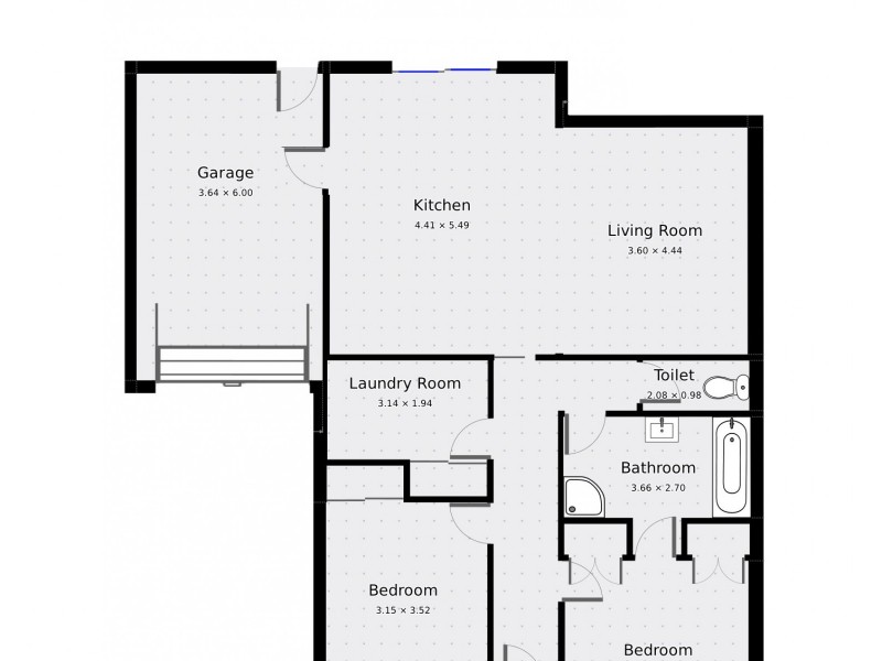 2/4B Warden Street, Moama NSW 2731 Floorplan