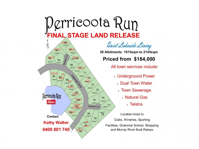 Subdivision Pericoota Run Estate, Moama NSW 2731