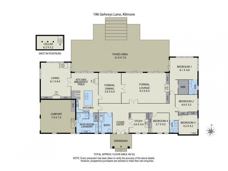196 Gehreys Lane, Kilmore VIC 3764 Floorplan
