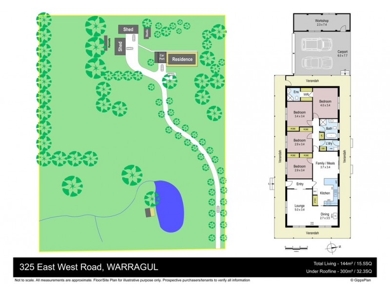 325 EAST WEST ROAD, Warragul VIC 3820 Floorplan