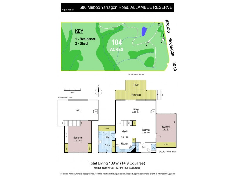 686 MIRBOO-YARRAGON ROAD ALLAMBEE RESERVE, Yarragon South VIC 3823 Floorplan