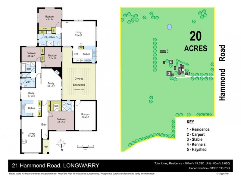 Longwarry VIC 3816 Floorplan