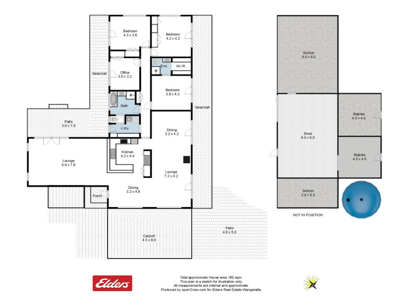 27 MILAWA-BOBINAWARRAH ROAD, Milawa VIC 3678 Floorplan