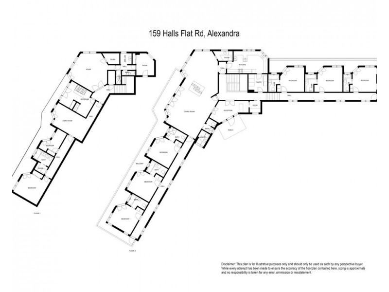 159 HALLS FLAT ROAD, Alexandra VIC 3714 Floorplan