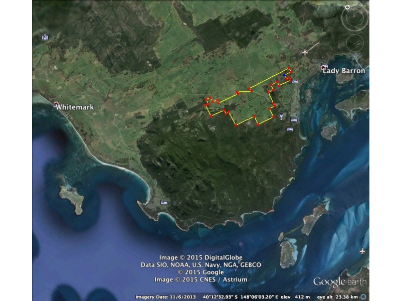 - Coast Road, Lady Barron, Flinders Island TAS 7255