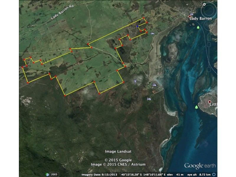 - Coast Road, Lady Barron, Flinders Island TAS 7255