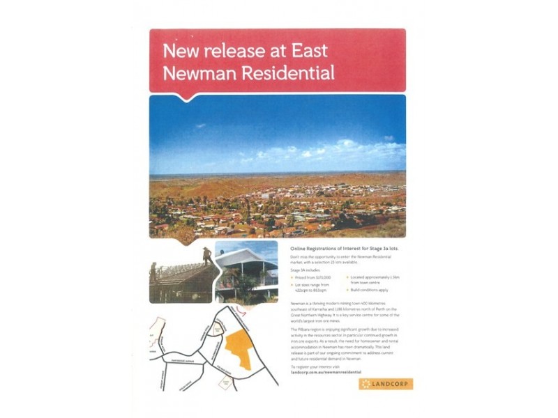 Lot 47 Pillara Street, Newman WA 6753